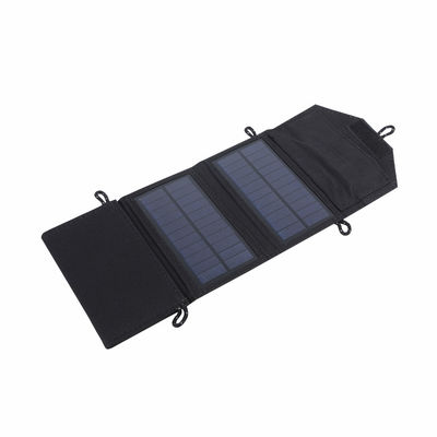 Saco de painel solar de PVC 600D Carregador solar portátil de 7 watts para dispositivos de carregamento externos