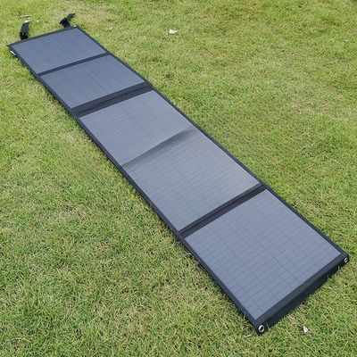 Saco dobrável solar de 80W resistente à água Tecido portátil painéis solares de emergência
