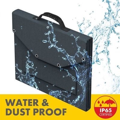 Saco de mão dobrável de carregador solar com portas USB Dimensão 3570*550*28mm