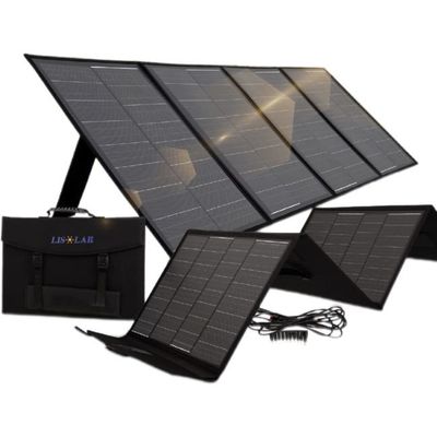 Carregador solar dobrável leve de 100W IP65 à prova d'água para energia alternativa