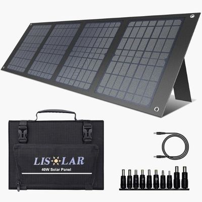 Bolsa de mão portátil de painel solar de 40W para acampamento viagens de auto-condução trekking