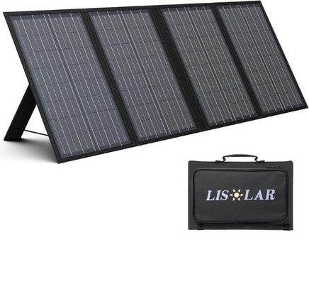 Saco de sol monocristalino dobrável de 60W Kit de painéis solares dobráveis portáteis leves