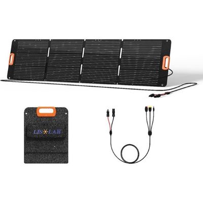 Carregador de bateria solar portátil ETFE dobrável de 80W para empreendimento ao ar livre