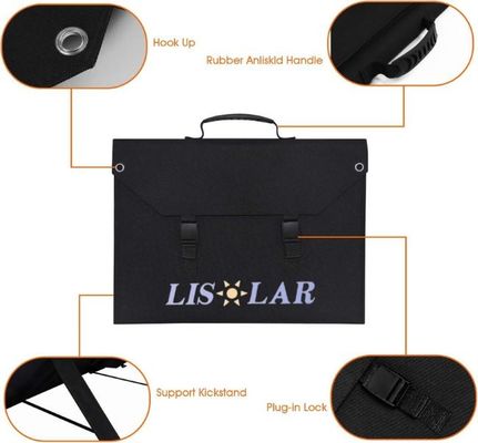Multifuncional Saco Solar dobrável Bolsas de mão Panela solar dobrável leve de 100W