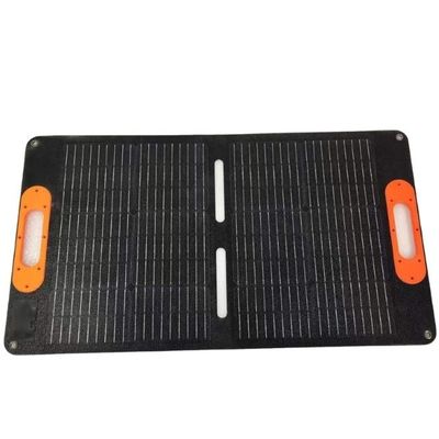 Carregador solar dobrável portátil leve para mochila 60W