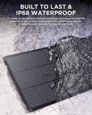 200W carregador de painel solar portátil para RV acampamento iate carrinho de golfe IP68 à prova d'água