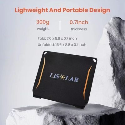 Carregador de painel solar dobrável de 10 W para bancos de energia de telefones celulares