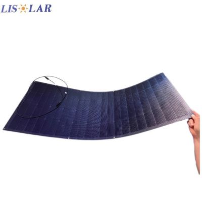 150W Célula solar Flexível painéis solares impermeável Corto-circuito corrente Isc 6.99A