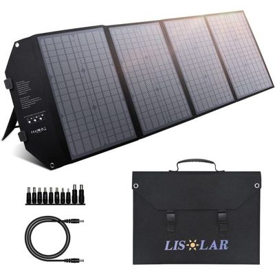 Saco Solar Pável Portátil IP65 Impermeável 100W Carregador de Painel Solar Pável