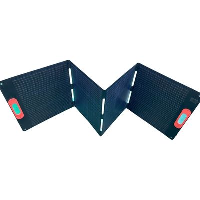 Eficiência do painel solar até 23,5% Carregador solar dobrável com tamanho de desdobramento personalizado 1670 * 500 * 5MM